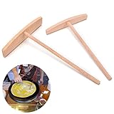 1 Pcs Wooden Crepe Spreader Pancake Scraper Pancake Spreader,S