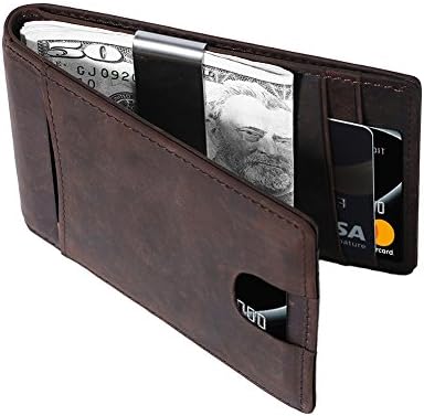 Wallet Men,RFID Blocking Leather Wallet for Men,Travel Credit Card Case/Protector/Wallets/Money Organizer with Money Clip Gift Boxed