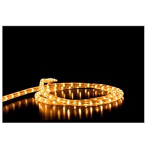 Idena 31487 – LED-lichtslang met 100 leds in warm wit, 8 uur timerfunctie met transformator, diameter ca. 0,5 m, lengte…