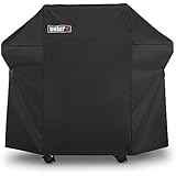 Weber 7106 Grill Cover with Storage Bag for Spirit 220 and 300 Series, 52 x 42.8-Inch, Black