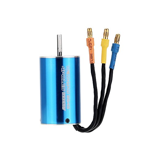 FastWin 2845 3930KV 4P Sensorless Brushless Motor & 35A Brushless ESC Electronic Speed Controller for 1/14 1/16 1/18 RC Car (2845 3930KV+35A)