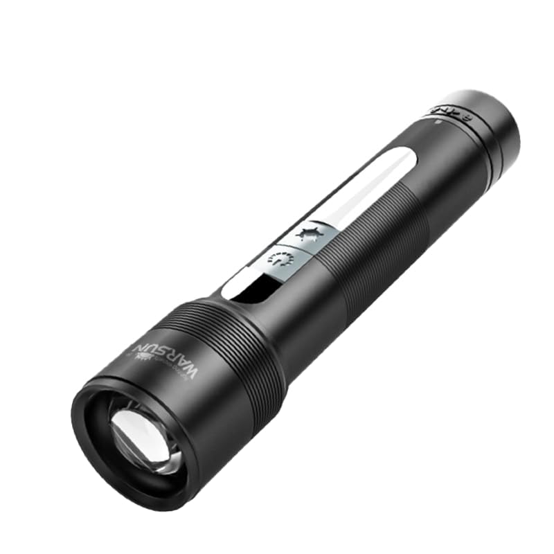 WARSUN LED Flashlight Rechargeable, 1200LM, Zoomable, Magnetic, Compact, Survival Gear, for Emergency, Outdoor Activities