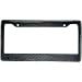 BLVD-LPF Real 100% Carbon Fiber License Plate Frame Tag Cover FF - C with Matching Screw Caps - 1 Frame