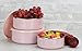 Reston Lloyd Calypso Basics Storage 6 Piece Enamel on Steel Bowl Set, Small, Pink