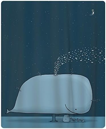 Magical Whale Tree Kids Bath/Beach/Pool Towel 17.3 X 21 Inches Thick Plush Luxurious Velour Pile - Highly Absorbent