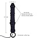 Pure Cell, Silicone Multi Purpose Vibrating Prostate Massager, Dildo,10-Frequency Vibrating Massager Unisex Masturbatior w/ Bonus Lubricant