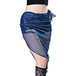 Wuchieal Women's Chiffon Solid Color Belly Dance Veils Belly Scarves Discolor Shawl Wuchieal Women's Chiffon Solid Color Belly Dance Veils Belly Scarves Discolor Shawl