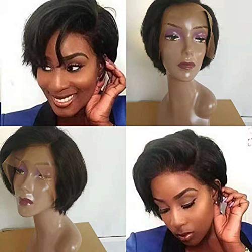 Amazon Com Virgin Brazilian Human Hair 13x4 Lace Front Wigs