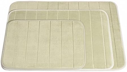 Memory Foam Coral Velvet Non Slip Bathroom Magnificent 40x60 50x80 60x90 Inch Fleece Bath Mat High Absorbency green 400MMx600MM