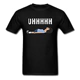 RoyTackitt Men's Tina UHHHHH T-Shirt Black Medium