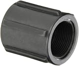 Banjo CPLG125 Polypropylene Pipe Fitting, Coupling, Schedule 80, 1-1/4" NPT Female