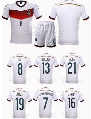 大人用 半袖 サッカー ユニフォーム 上下セット ドイツ 上下 Home 13番 Muller Xl サッカー フットサル レプリカユニフォーム 通販 Amazon