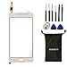 sunways Touch Digitizer Glass Lens Screen Replacement for Samsung Galaxy J5 J5008 with Device Opening Tools(Gold)