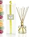 MINX Fragrances White Citrus Aromatherapy Oil Reed Diffuser Gift Set Clean Fresh Scent | Sparkling Citrus & Fresh Greens | Highly Fragranced Oil | Great Gift idea!