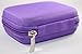 Essential Oil Carrying Case Holds 10 Bottles Perfect for Roller Bottles 5ml - 10ml Multiple Colors! (2 Pack, Purple)
