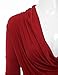 Doublju Soft Knit Cowl Neck Blouse Top for Women with Plus Size (Made in USA)