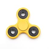 Fatyombine Fidget Spinner Hand Toy ADHD Terminator Ceramic Bearing Higt Speed (Yellow,Black)