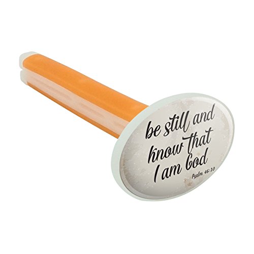 Be Still and Know that I am God Psalm Inspirational Christian Car Air Freshener Vent Clip - Citrus Blossom Scent