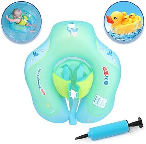 Baby Inflatable Swimming Ring U-Shape Underarm Baby Floats Swimming Pool Toys for Bathtub and Pools Swim Trainer of 6-30month(L)