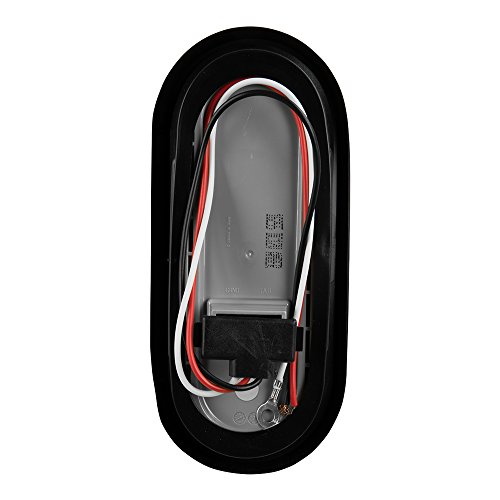 Blazer C562CATM LED 6-Inch Oval Stop/Tail/Turn/Park Amber Light - Clear