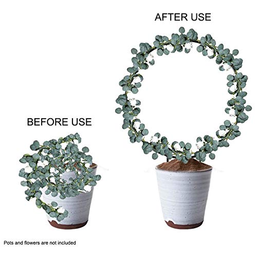 Blumenständer für Kletterpflanzen, Topfblumen, dekoratives Gestell, Sternform, Metall, Rankgitter für Topfpflanzen… – Bild 4