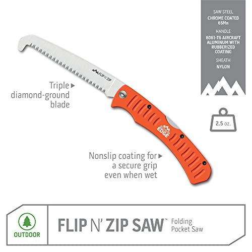 Outdoor Edge 4.4" Flip N' Zip Saw - Lightweight Folding Aluminum Handle photo 5