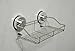 Genexice Stainless Steel Shower Caddy with Rotate & Lock Suction Cups