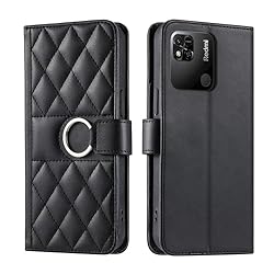 Lucyliy Compatible with Xiaomi Redmi 9C Case Flip