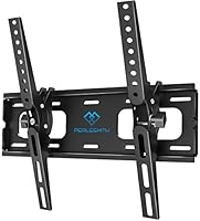 TV Wall Bracket, Tilt TV Mount for Most 26-55inch LED, LCD, OLED, Plasma Flat&Curved TVs up to 60KG, Max VESA 400X400mm