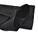 DOTASI 23-32mmhg Compression Thigh High Open-Toe Socks Graduated Support Prevent Varicose Veins Stocking Silicone Anti-Slip (Black-XXL)