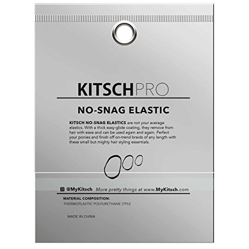 Kitsch Pro No Snag Mini Gummy Elastic Hair Bands For Hair Styling