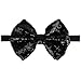CÉLLOT 15pcs Baby Girl Headbands Sparkly Glitter Sequins 4