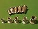 100 Pcs SAE Rivet Nut Rivnut Aluminum Assort Kit 6-32 8-32 10-24 10-32 1/4-20