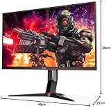 AOC Gaming U28G2XU 28 Inch 4K UHD 144Hz 1ms IPS Monitor Height Adjust USB Hub view 5