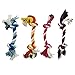 Puppy Rope Toys for Small Dogs - Puppy Teething Toys - Knots Dog Toy for Smart Newborn Pet and High Active Puppies - Doggy Mini Dental Pack of 4