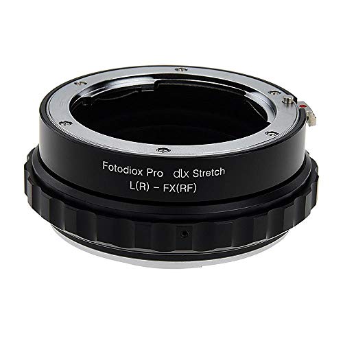 Fotodiox DLX Adaptateur de Monture Stretch pour Appareil Photo Reflex Leica R Fuji X-Series avec Macro Focusing Helicoid et Filtre magnétique Drop-in