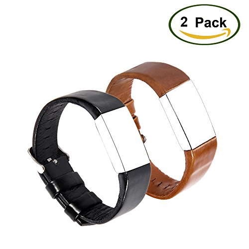 Sunface Genuine Leather Replacement Bands For Fitbit Charge