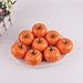 Hotsaleglobal 16 Pcs Halloween Artificial Fake Mini Pumpkin for Autumn Thanksgiving Garden Home Harvest Decoration