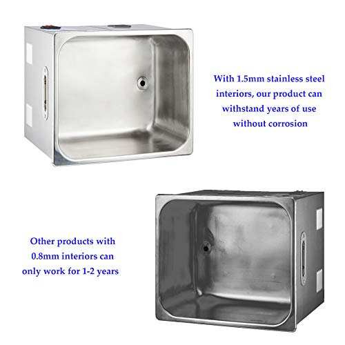 15L Ultrasonic Cleaner with Digital Timer & Heater, Professional Ultrasound Jewelry Cleaning Machine for Parts Denture Ring Watch