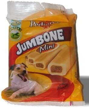 Jumbone Pedigree Beef Mini For Dogs (4 Jumbones Per Pack)