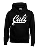 Shop4Ever® Cali White Hoodie Unisex California Sweatshirts
