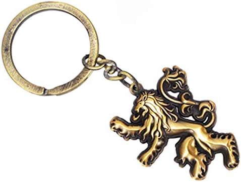 Game Of Thrones Keyring Keychain House Lannister Emblem Official Sculpted