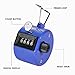 AJUNE Hand Tally Counter, Pack of 6 Color Counter Clicker 4 Digit Mechanical Palm Click Counter Assorted Color Hand Held Counter Clicker for Sport Stadium Coach Casino School Golf and Other Event