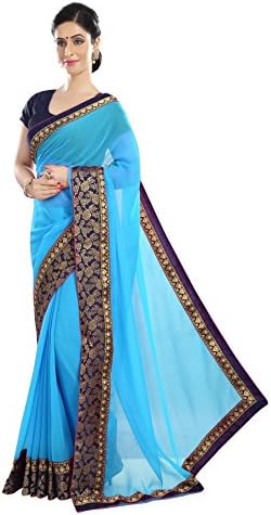 Chiffon Saree With Blouse Piece