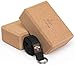 Heathyoga Yoga Block (2 Pack) and Yoga Strap Set, High Density EVA Foam Block to Support and Improve Poses and Flexibility (Cork)thumb 1