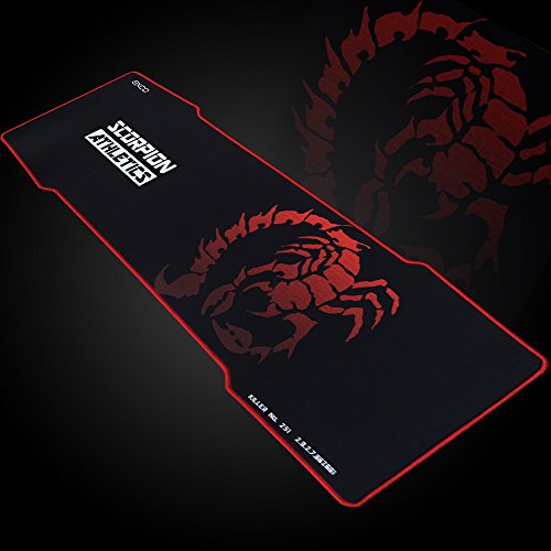 RED SCORPION EXCO Extra Extended Gaming Mouse Pad , 35" x 12" x 5mm