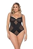 Oh La La Cheri Joie Teddy Plus Size, 1X, Black