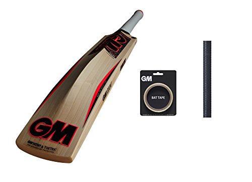 GM MANA 404 English Willow Cricket Bat (Free Extra GM bat Grip , GM Bat Tape) 2017 Edition