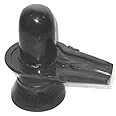 craftslook Black Marble Shivling Shivlingam 2" inch Small Shiv Ling Religious Spiritual Gift | Hindu God Statue Shiva Lingam Statue Figure Temple Idol and Decor
