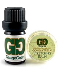 Mini Gauge Gear Balm & Blend Aftercare Set - 0.15oz Ear Stretching Balm | 5mL Daily Skin Conditioning Oil